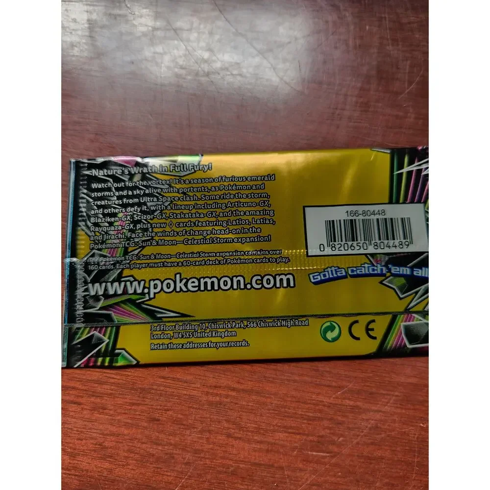 Pokémon SM Celestial Storm Mini Booster Pack Registeel New Sealed